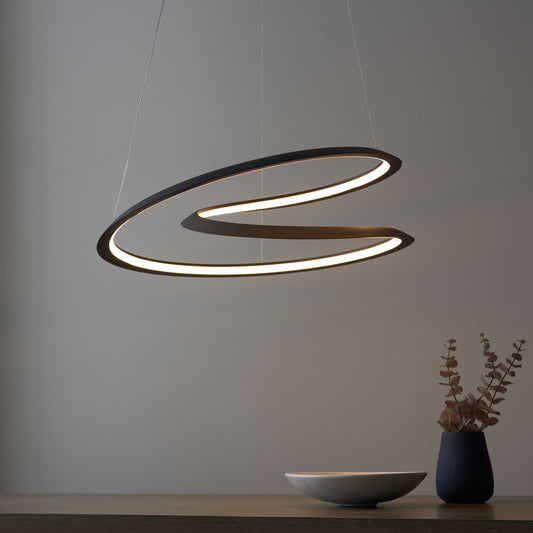 Staten 1 Pendant Light – Black