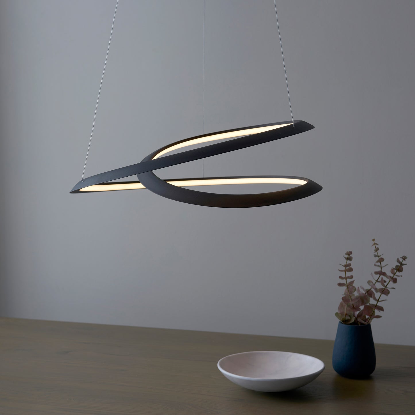 Staten 1 Pendant Light – Black