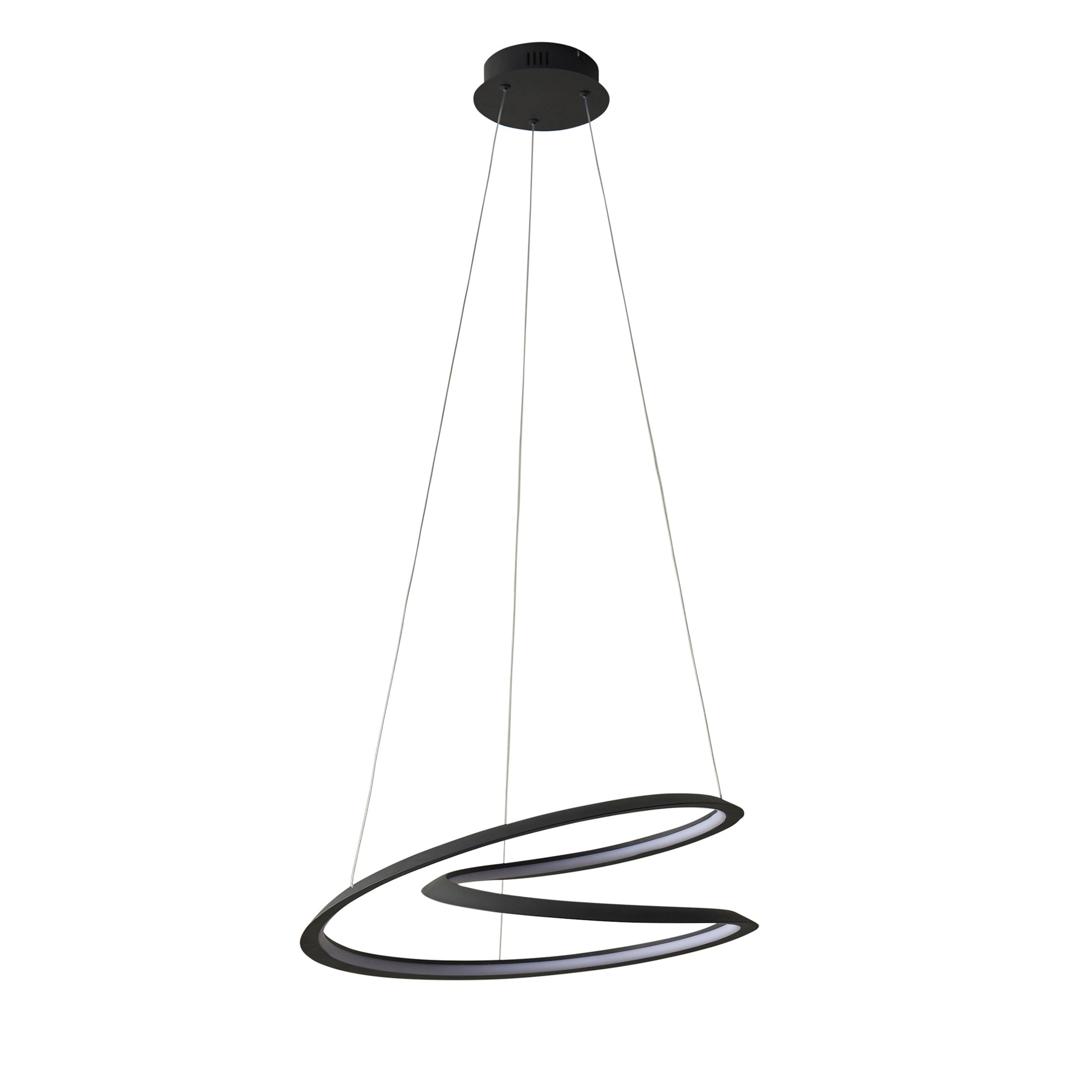 Staten 1 Pendant Light – Black