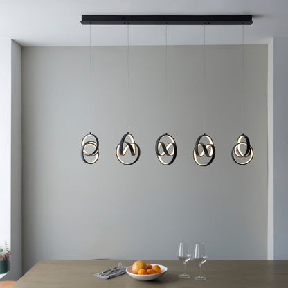 Cosma 5 Pendant Light – Black
