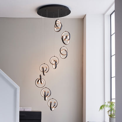 Cosma 8 Pendant Light – Black