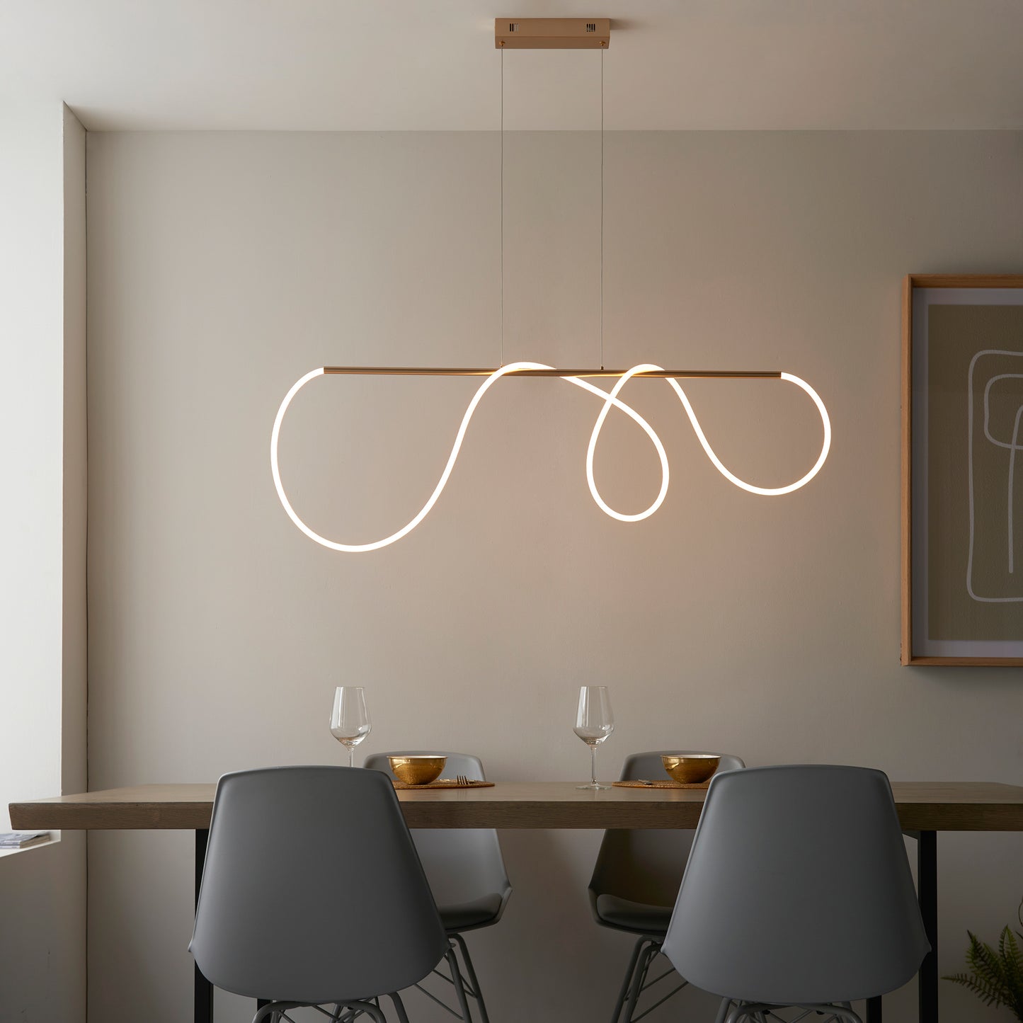 Attalea 1 Pendant Light – Gold