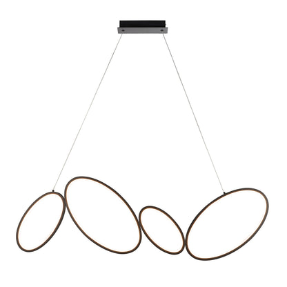 Ovals 4 Pendant Light – Black