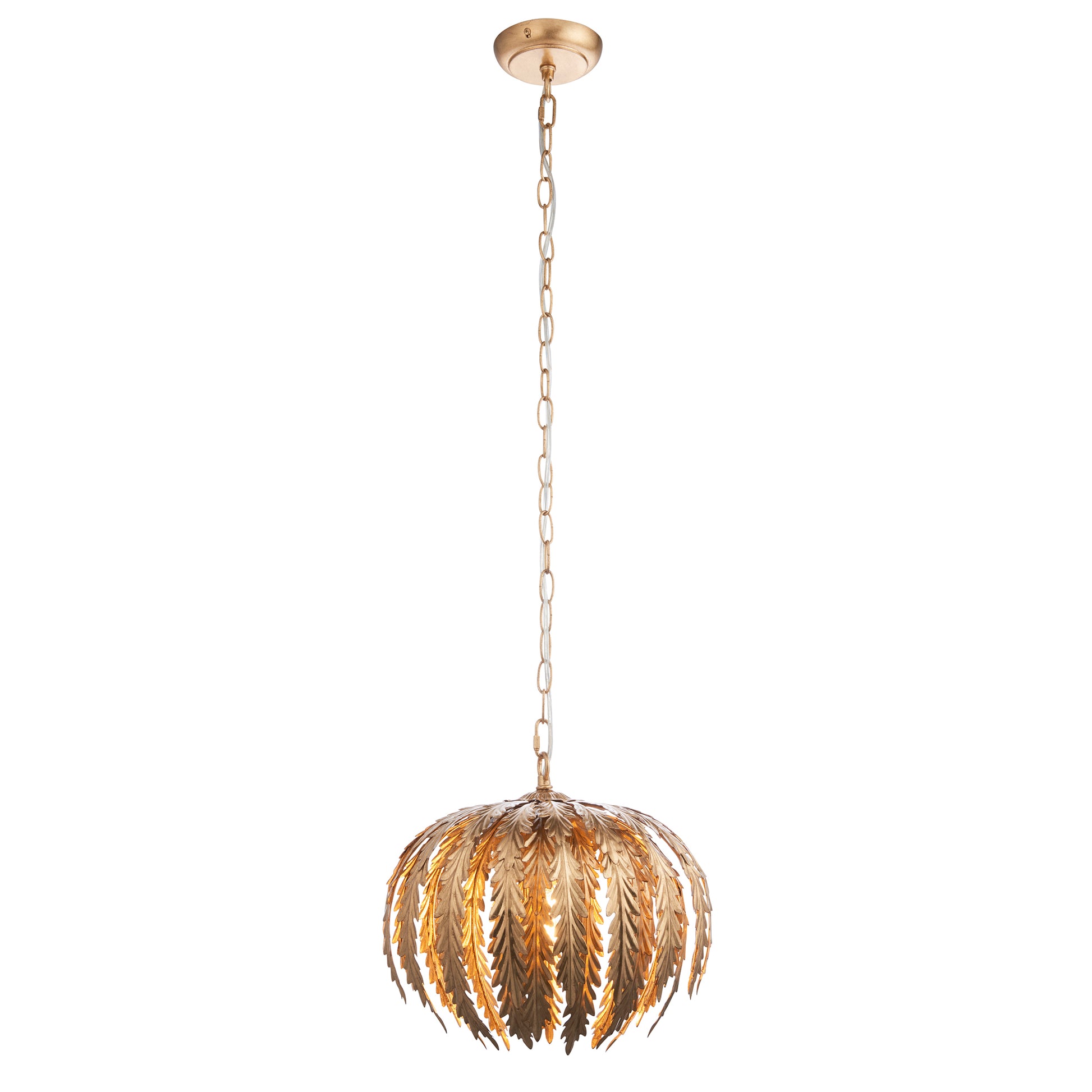 Delphine 1 Pendant Light Gold Leaf – Gold
