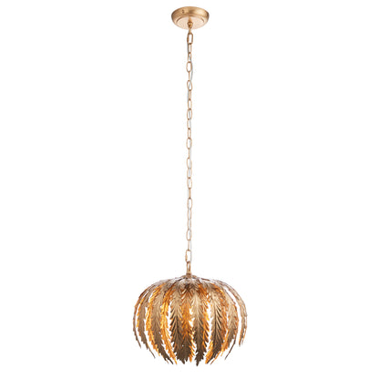 Delphine 1 Pendant Light Gold Leaf – Gold