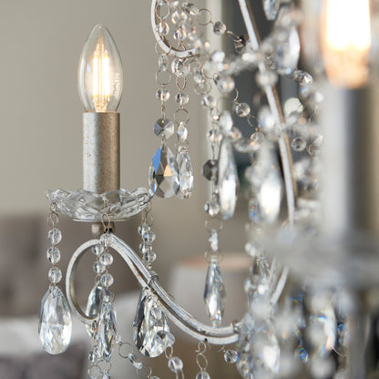 Berkley 3 Pendant Light Aged Silver – Silver