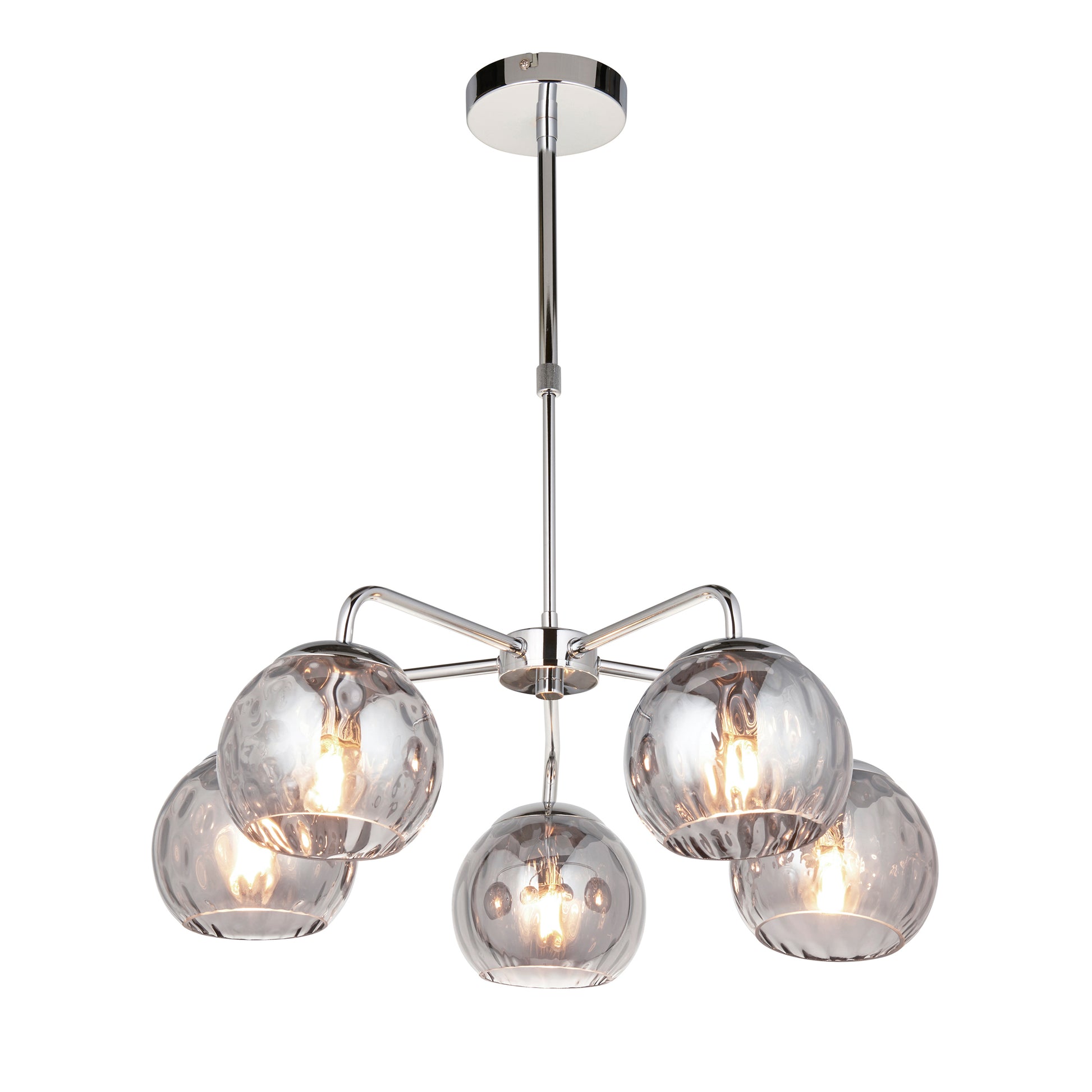 Dimple 5 Pendant Light Chrome – Chrome
