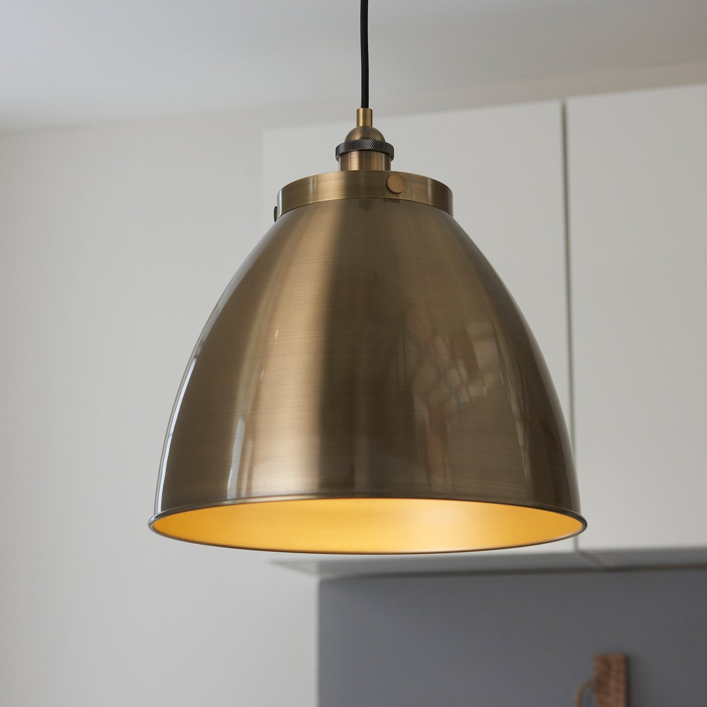 Franklin Pendant Light Antique Brass – Brass