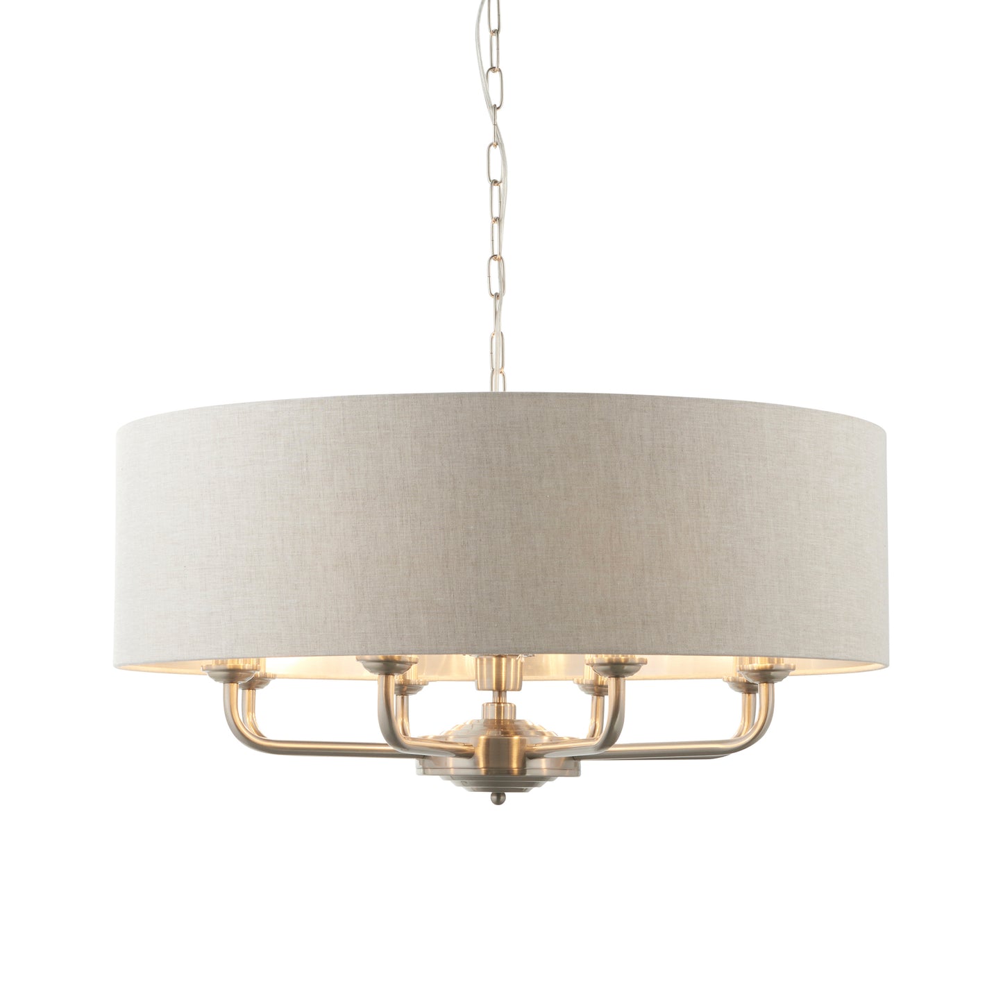 Highclere 8 Pendant Light Chrome – Chrome
