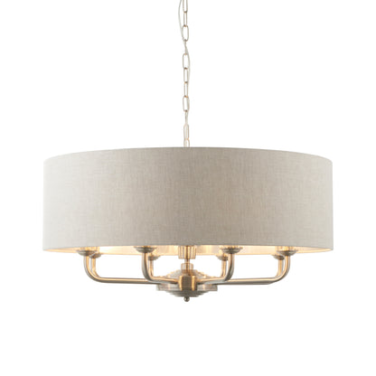 Highclere 8 Pendant Light Chrome – Chrome