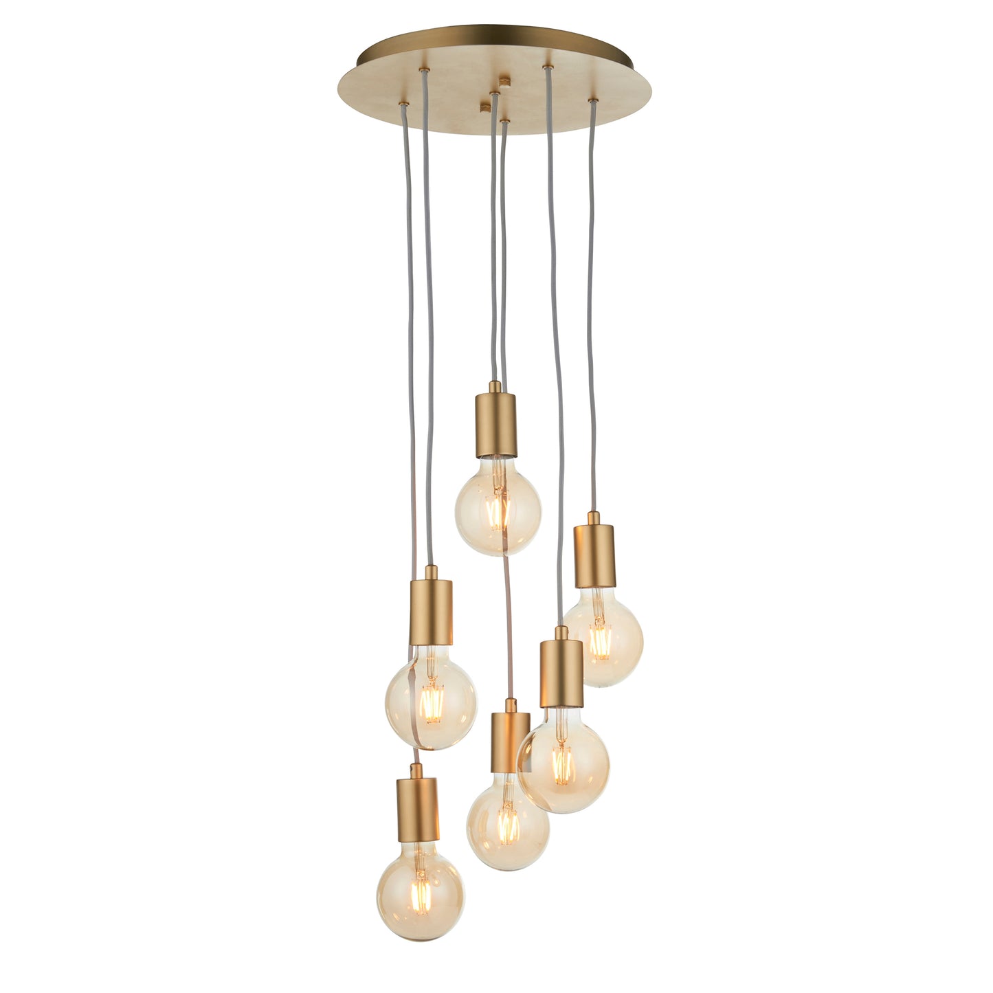 Studio 6 Pendant Light Satin Brass – Gold