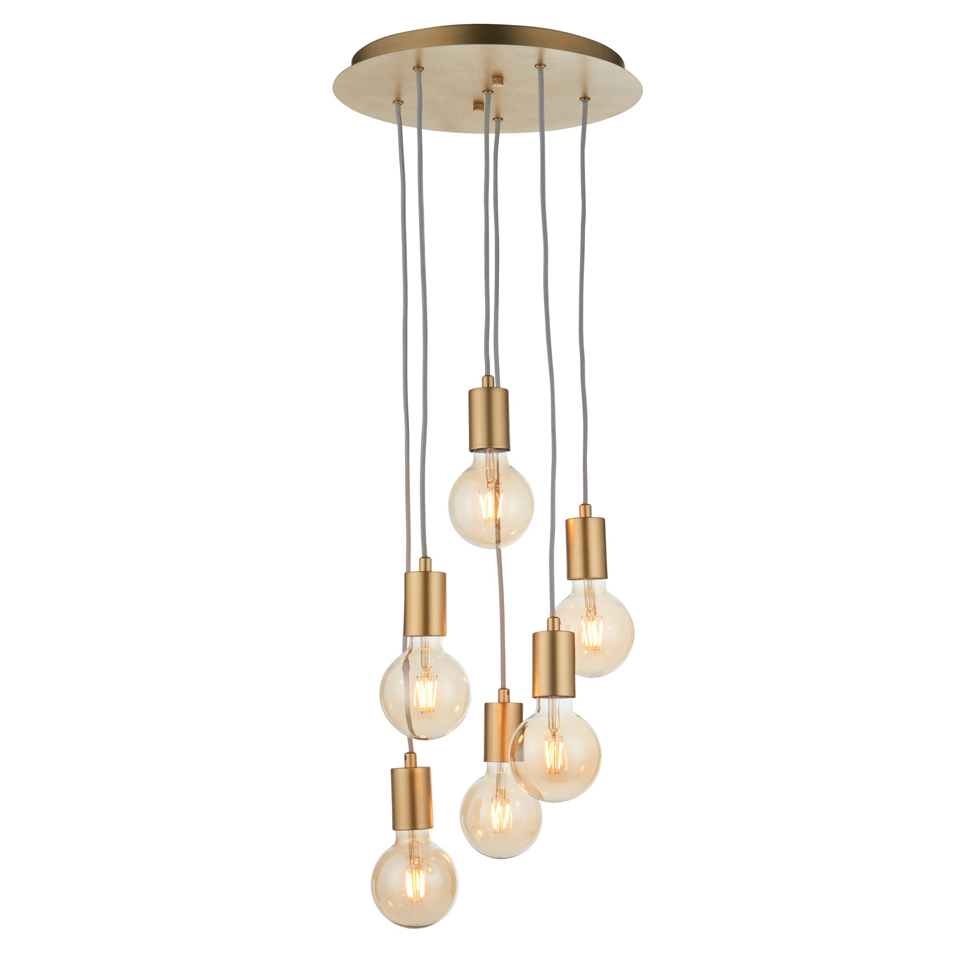 Studio 6 Pendant Light Satin Brass – Gold