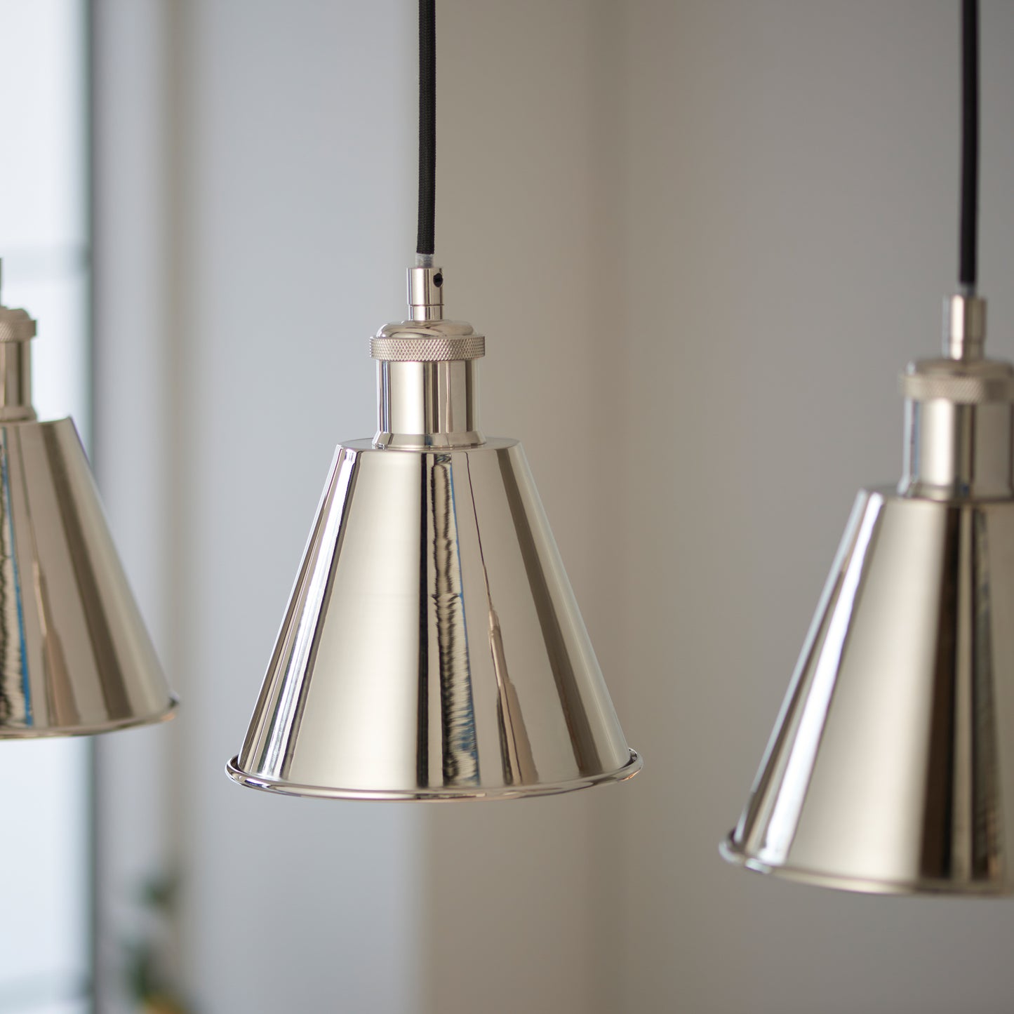 Hal 3 Pendant Light Bright Nickel – Nickel