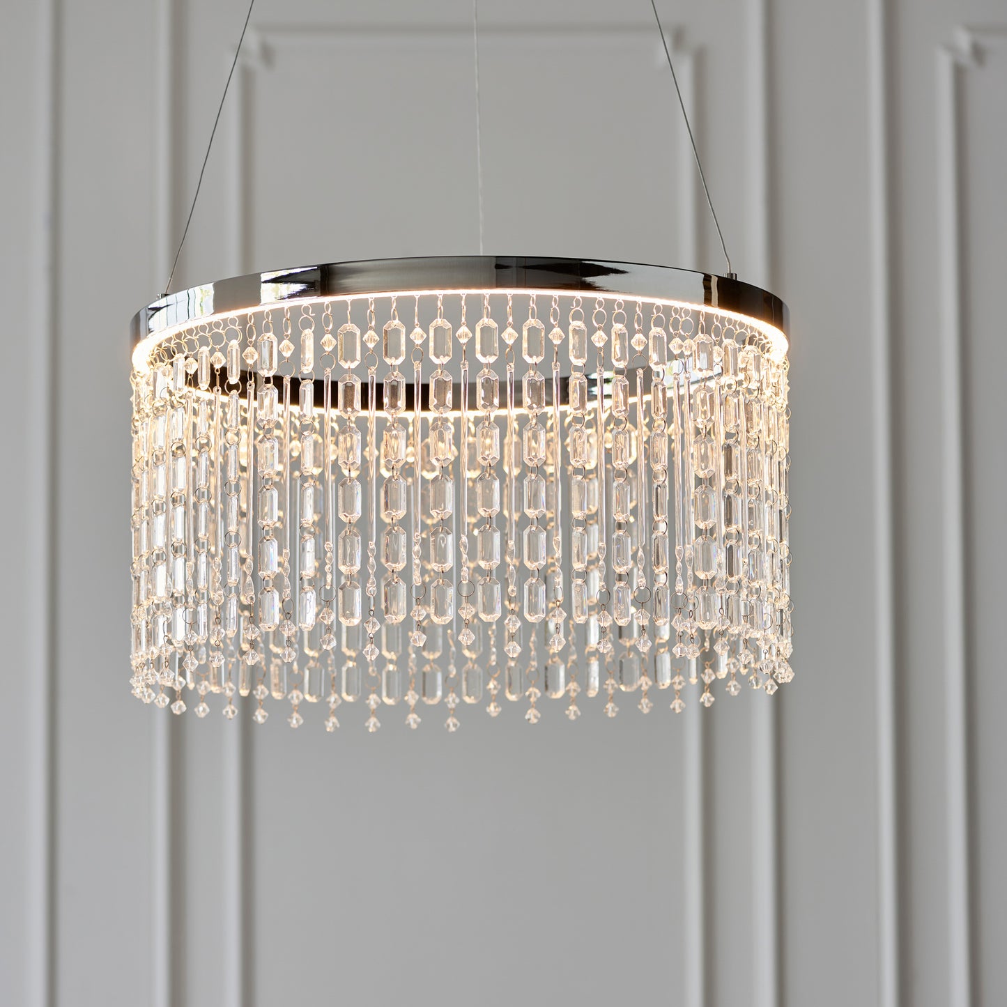 Liliana 1 Pendant Light Chrome – Chrome