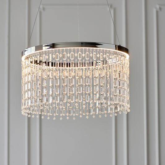 Liliana 1 Pendant Light Chrome – Chrome