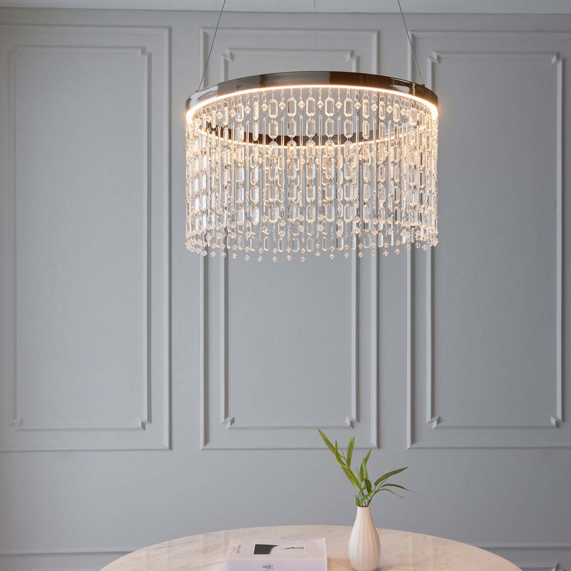 Liliana 1 Pendant Light Chrome – Chrome