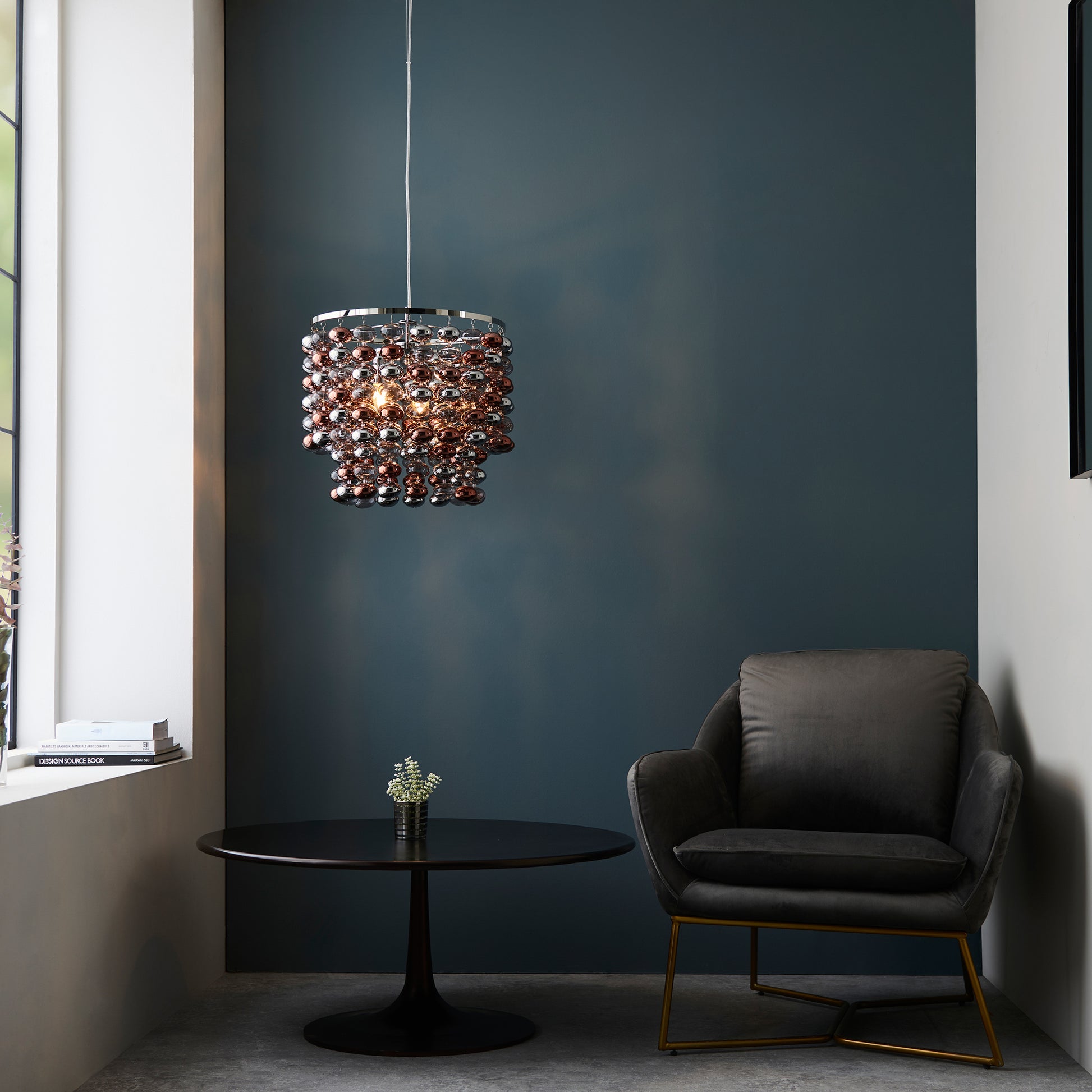 Esme 3 Pendant Light – Chrome