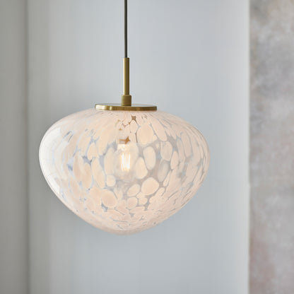 Mali 1 Pendant Light Satin Brass – Brass