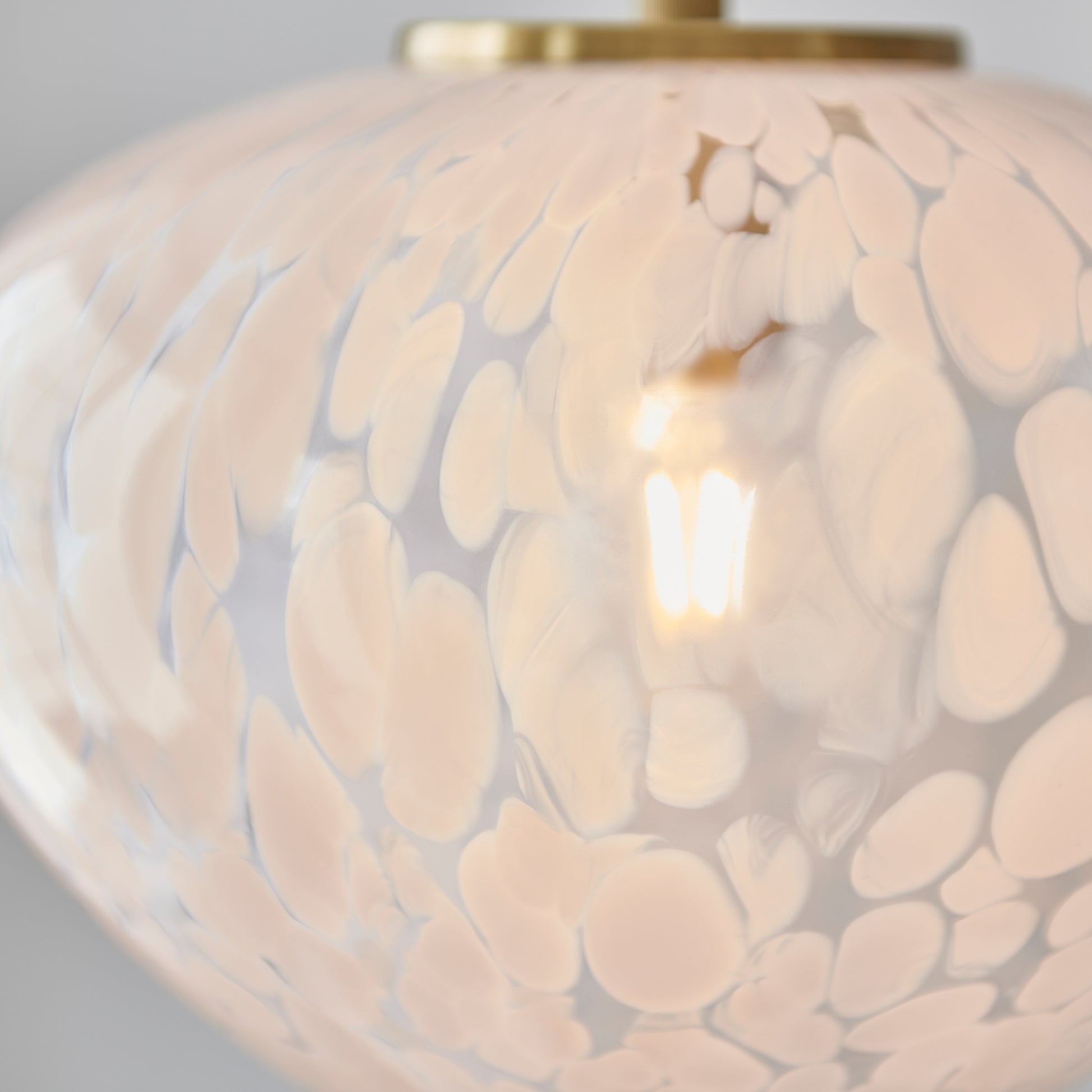 Mali 1 Pendant Light Satin Brass – Brass