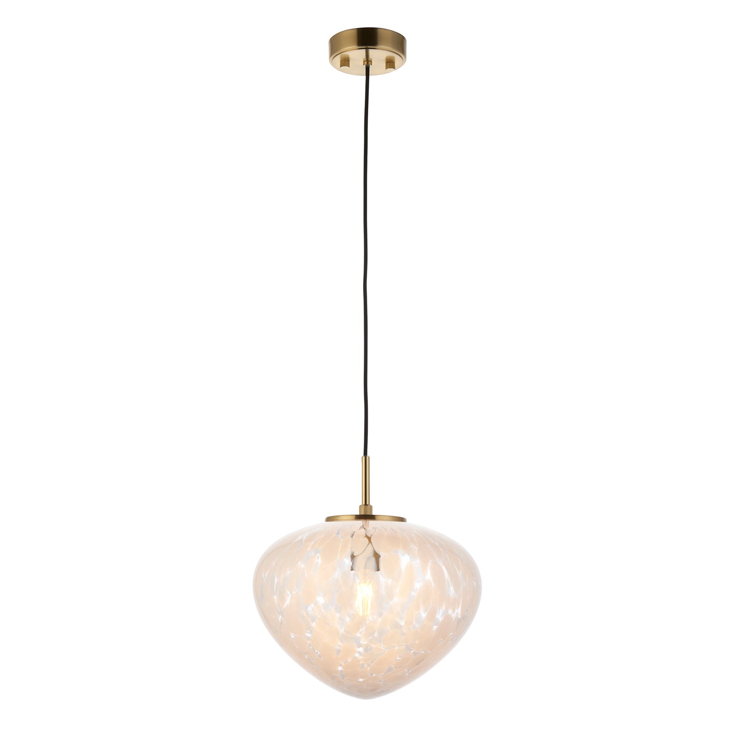Mali 1 Pendant Light Satin Brass – Brass