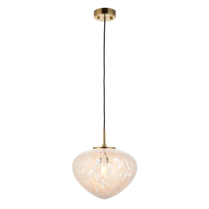 Mali 1 Pendant Light Satin Brass – Brass