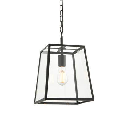 Hurst 1 Pendant Light Black – Black