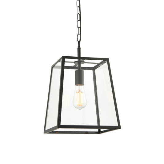 Hurst 1 Pendant Light Black – Black