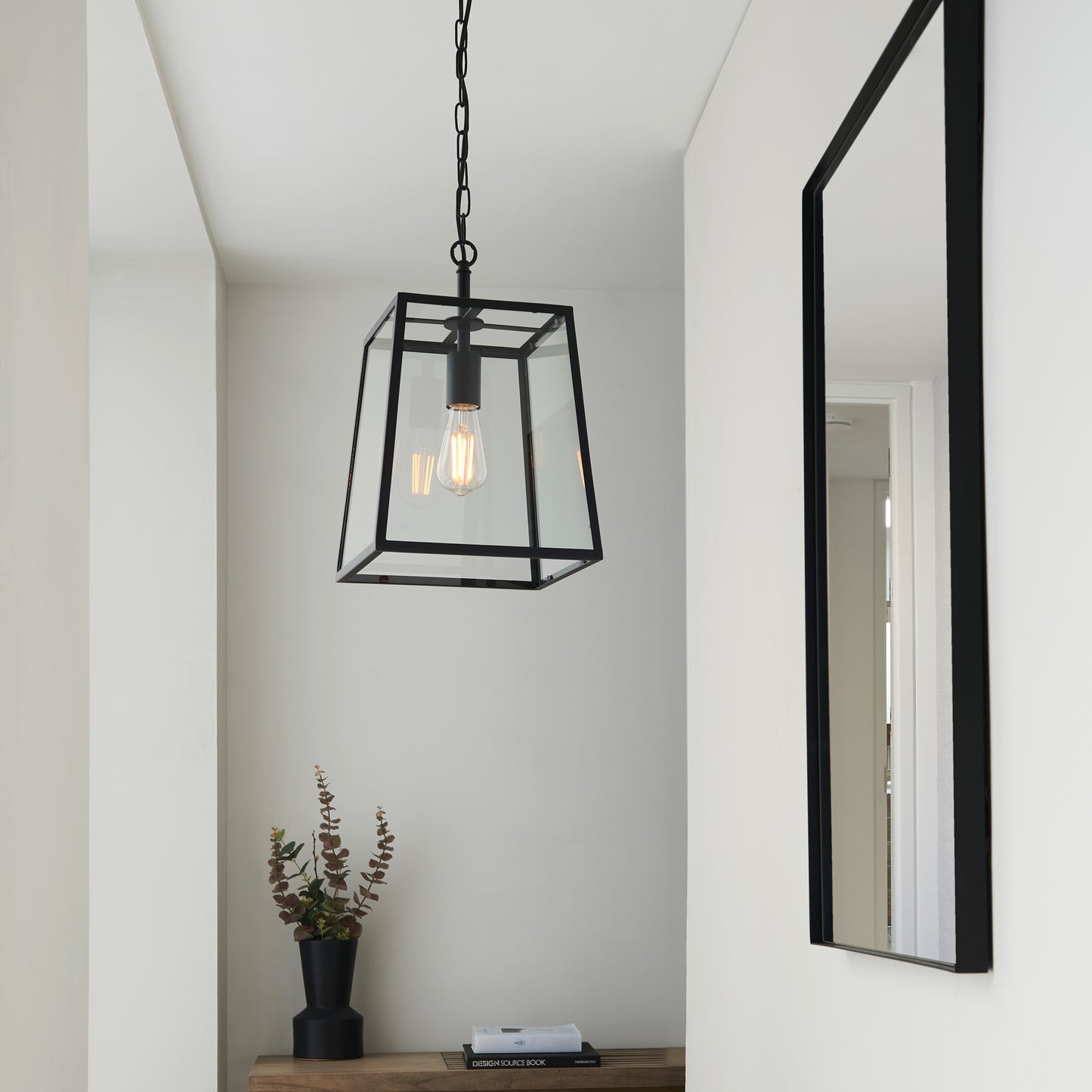 Hurst 1 Pendant Light Black – Black