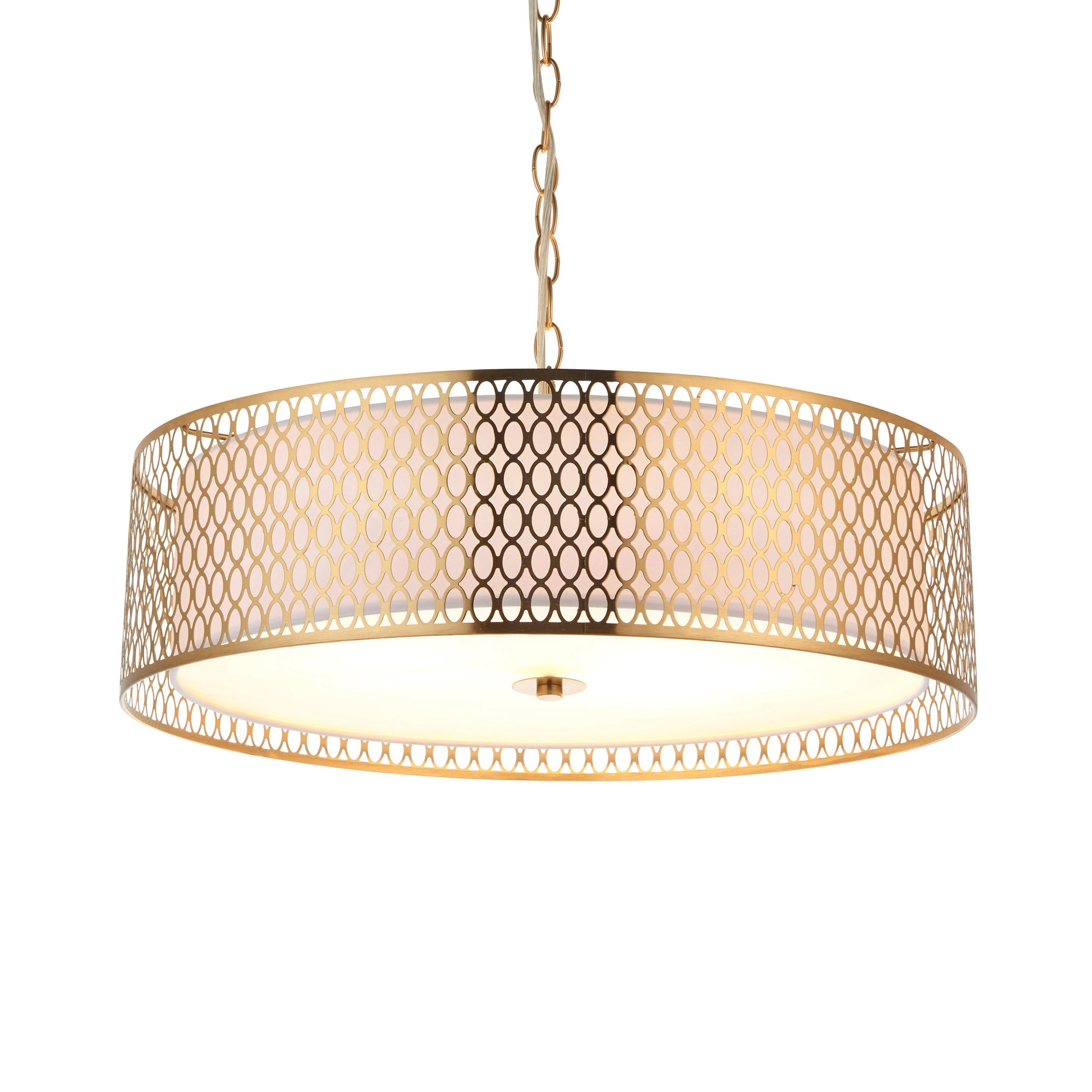 Cordero Pendant Light Gold/White – Black