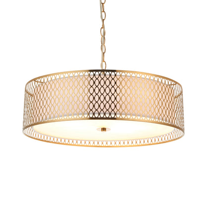 Cordero Pendant Light Gold/White – Black