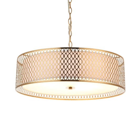 Cordero Pendant Light Gold/White – Black