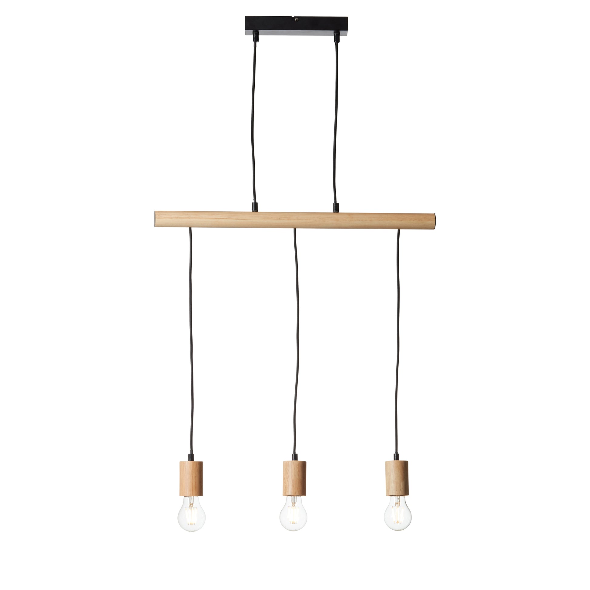 Sven 3 Pendant Light Black – Gold