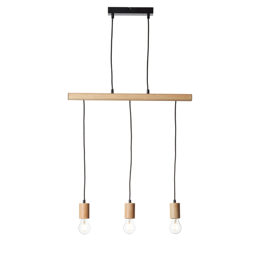 Sven 3 Pendant Light Black – Gold