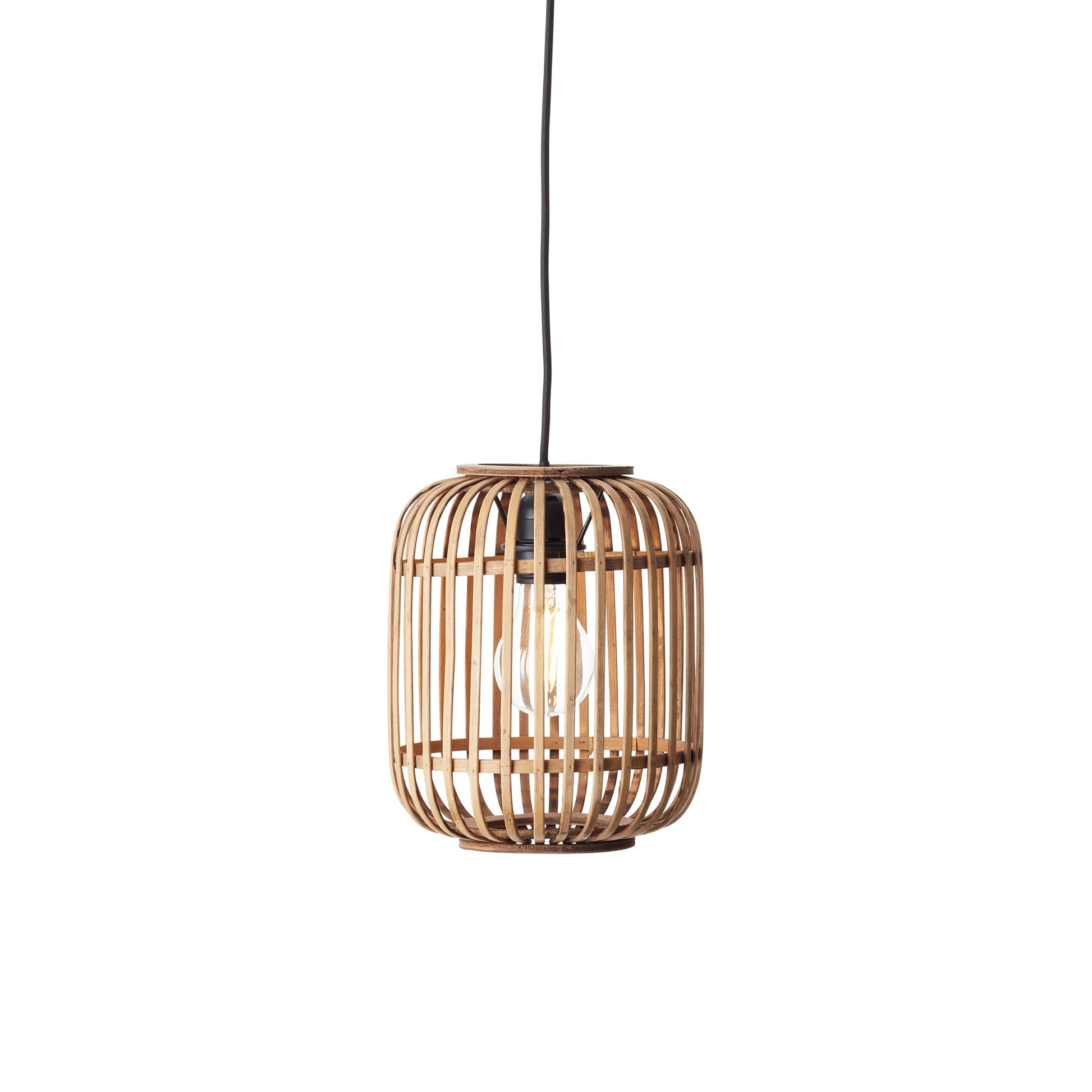 Mathias 1 Pendant Light Natural Bamboo – Natural