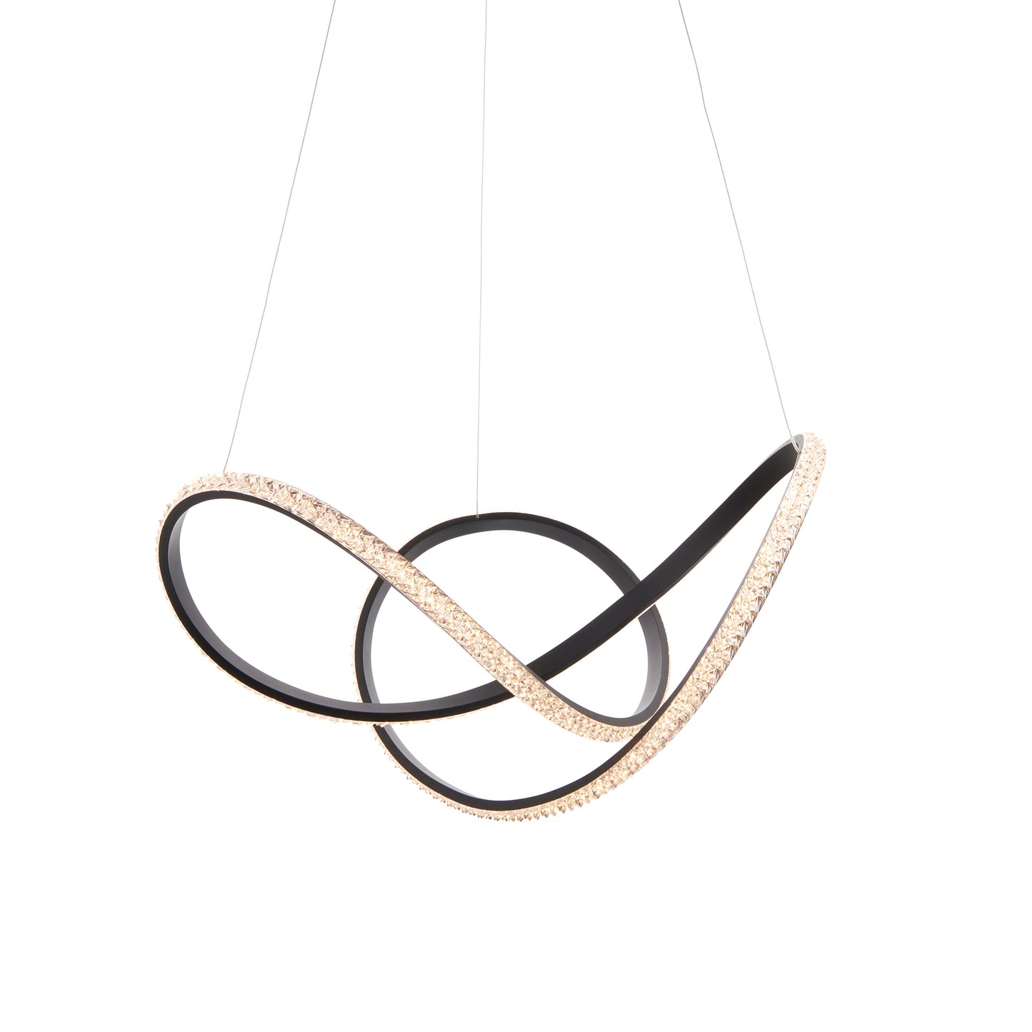 Francisca 1 Pendant Light Textured Black – Black