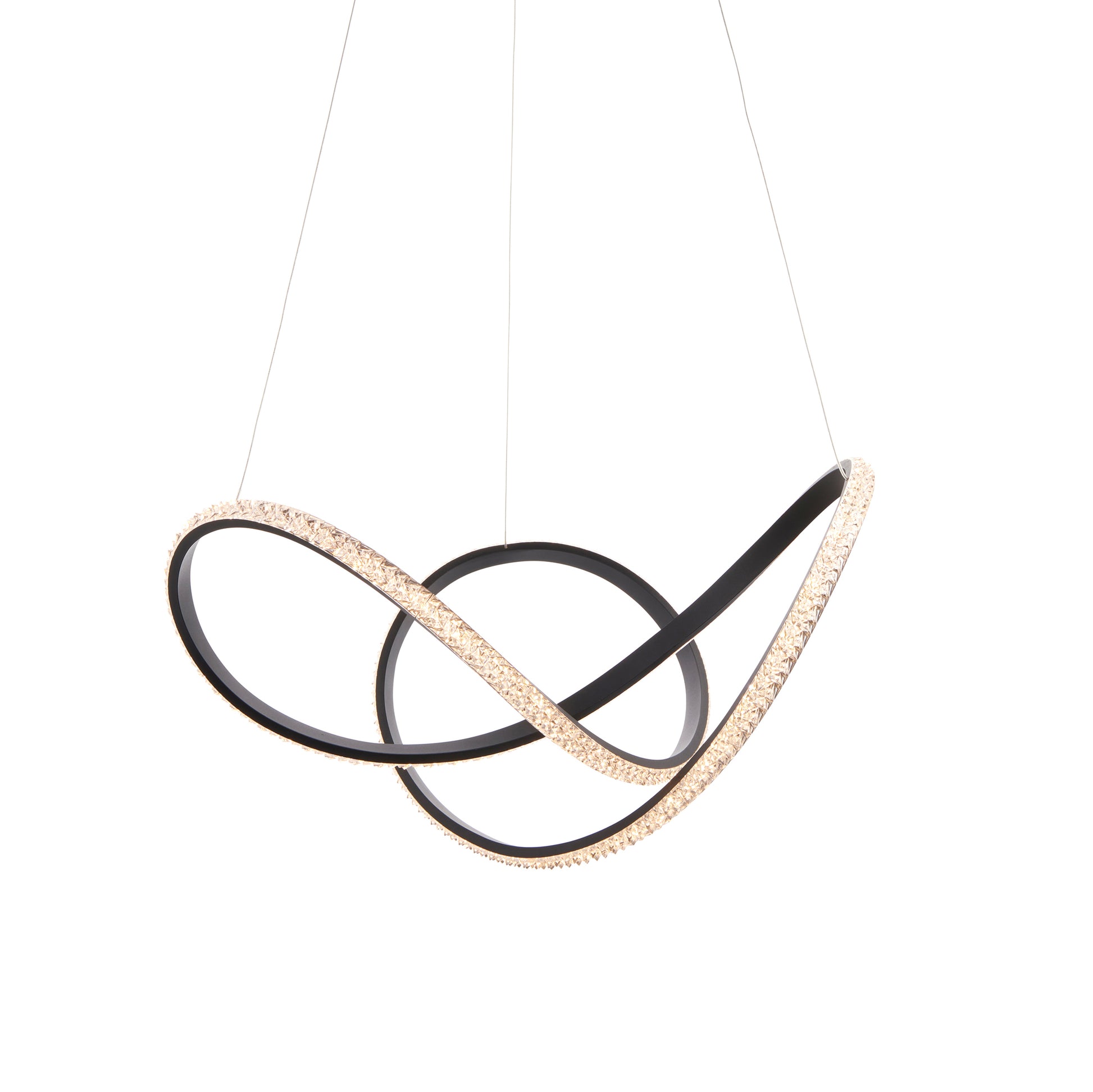 Francisca 1 Pendant Light Textured Black – Black