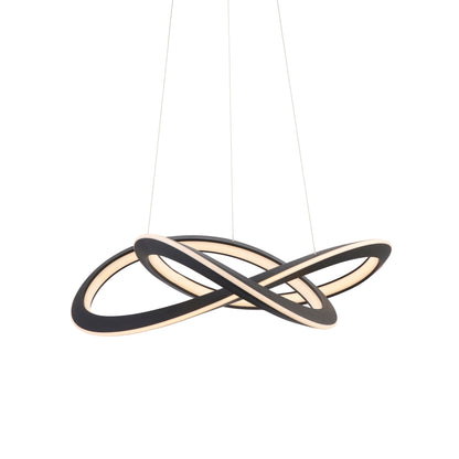 Espina 1 Pendant Light Textured Black – Black