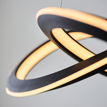 Espina 1 Pendant Light Textured Black – Black