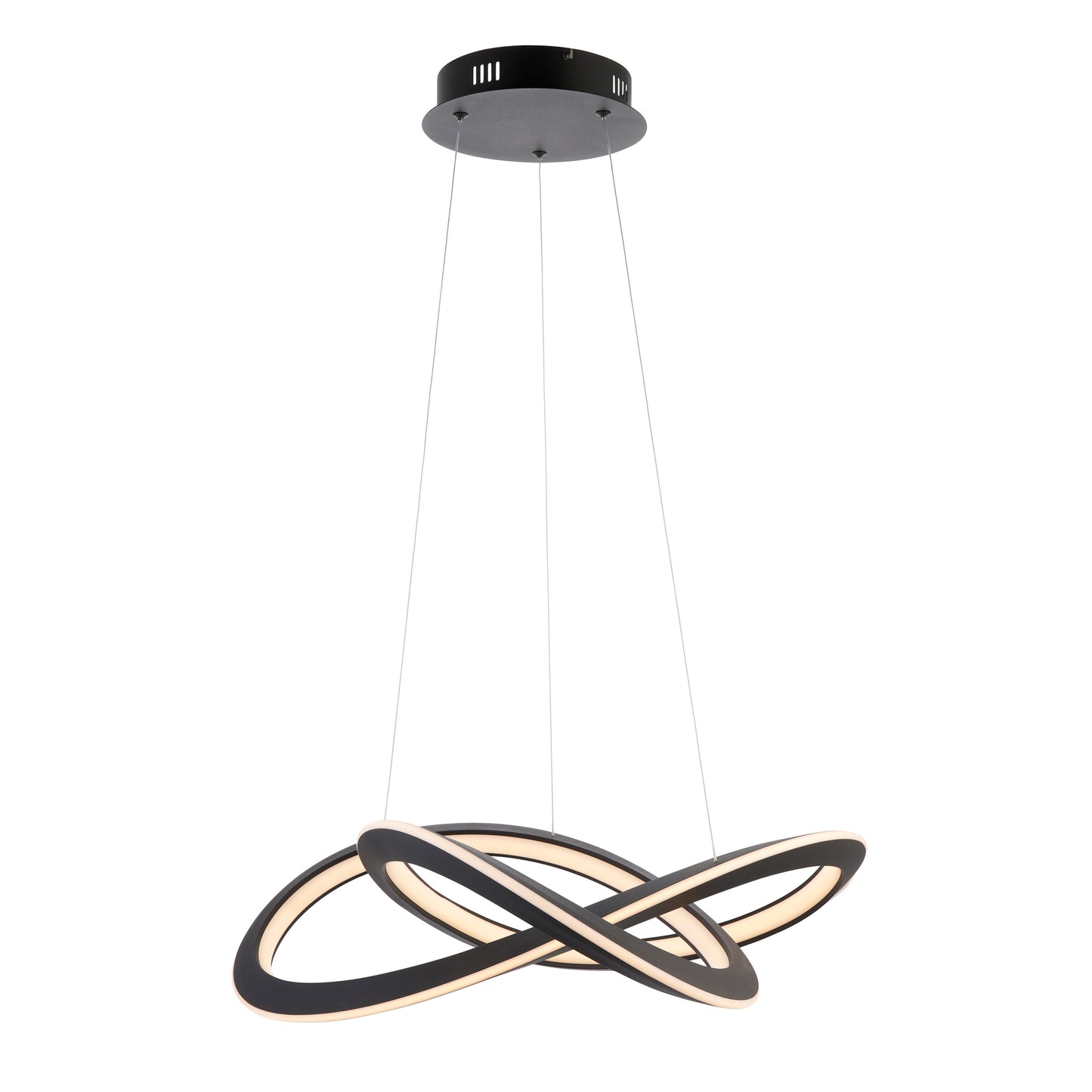 Espina 1 Pendant Light Textured Black – Black