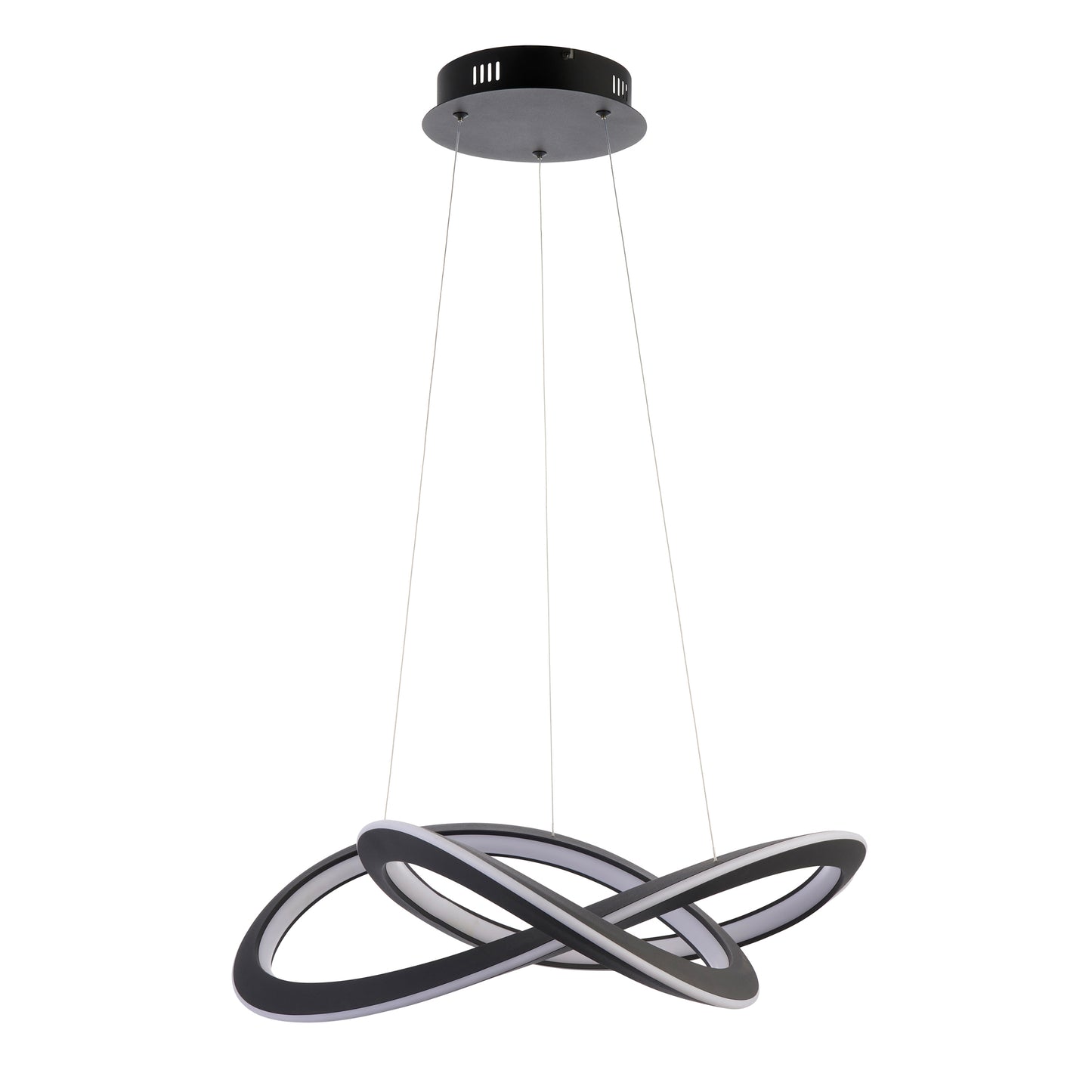 Espina 1 Pendant Light Textured Black – Black