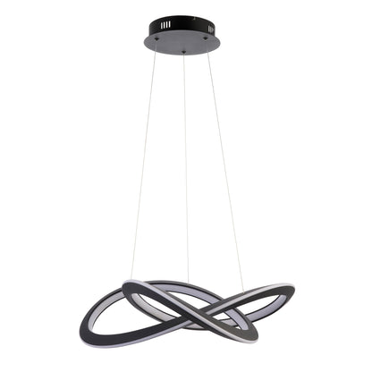 Espina 1 Pendant Light Textured Black – Black