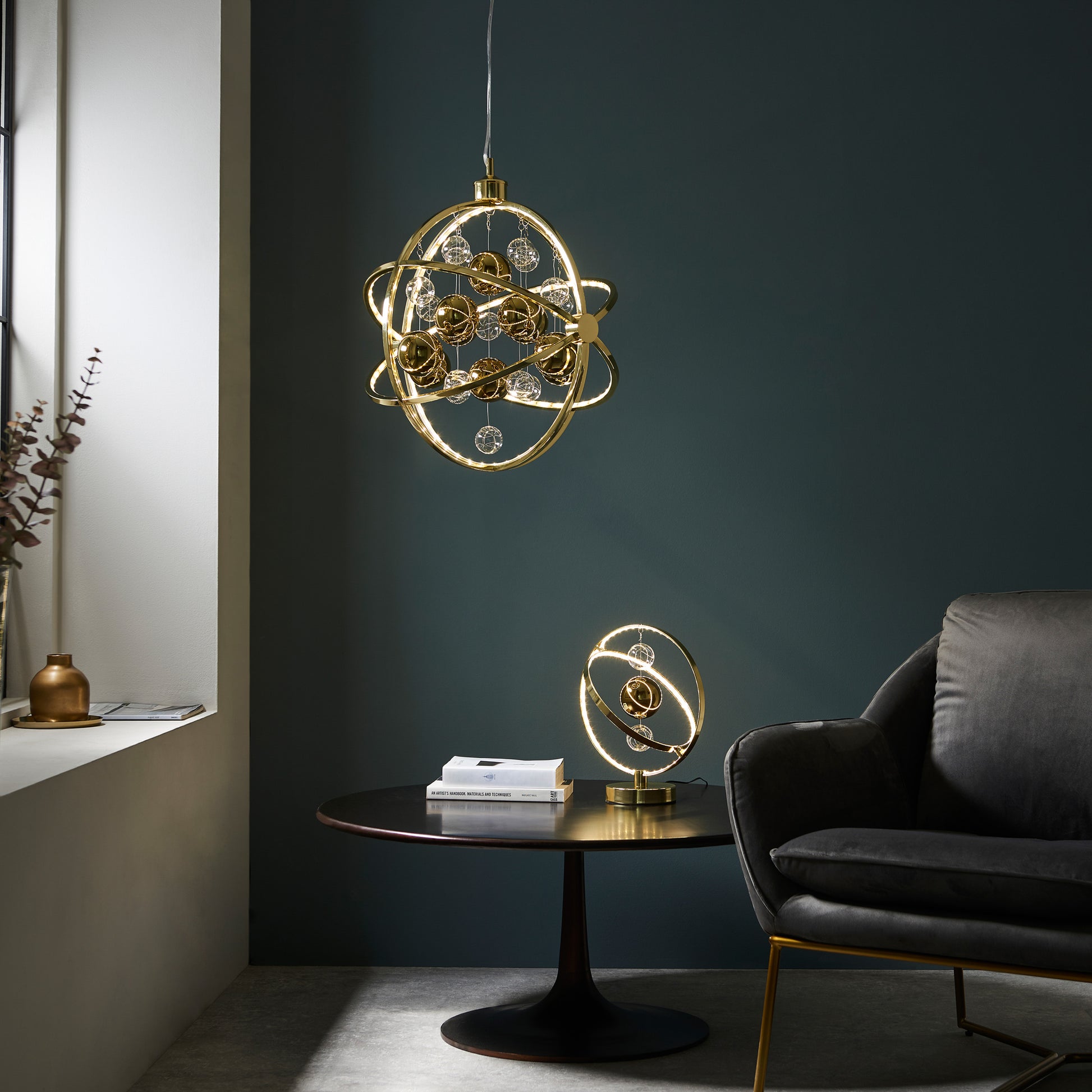 Muni Pendant Light Gold – Gold