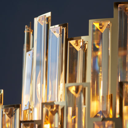 Viviana 12 Pendant Light Gold/Champagne Crystal – Gold