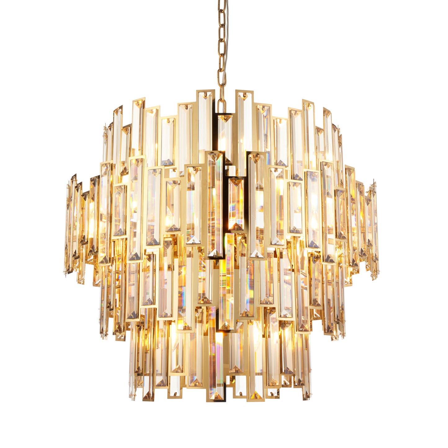 Viviana 15 Pendant Light Gold/Champagne Crystal – Gold