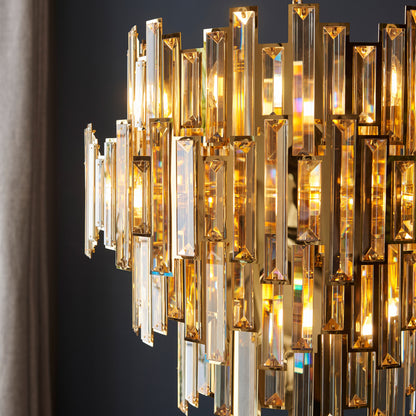 Viviana 15 Pendant Light Gold/Champagne Crystal – Gold