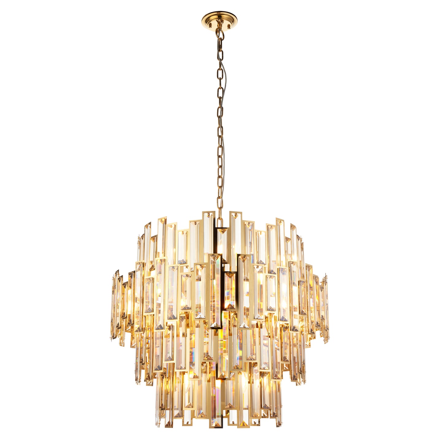Viviana 15 Pendant Light Gold/Champagne Crystal – Gold