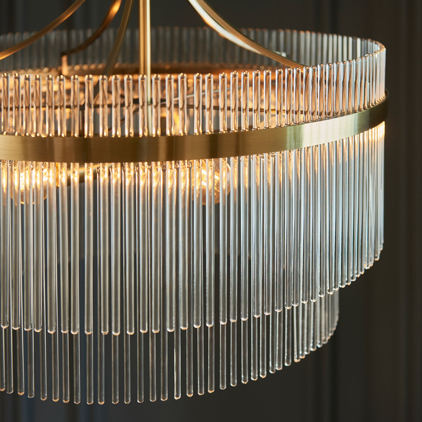 Marietta 5 Pendant Light Antique Brass – Brass