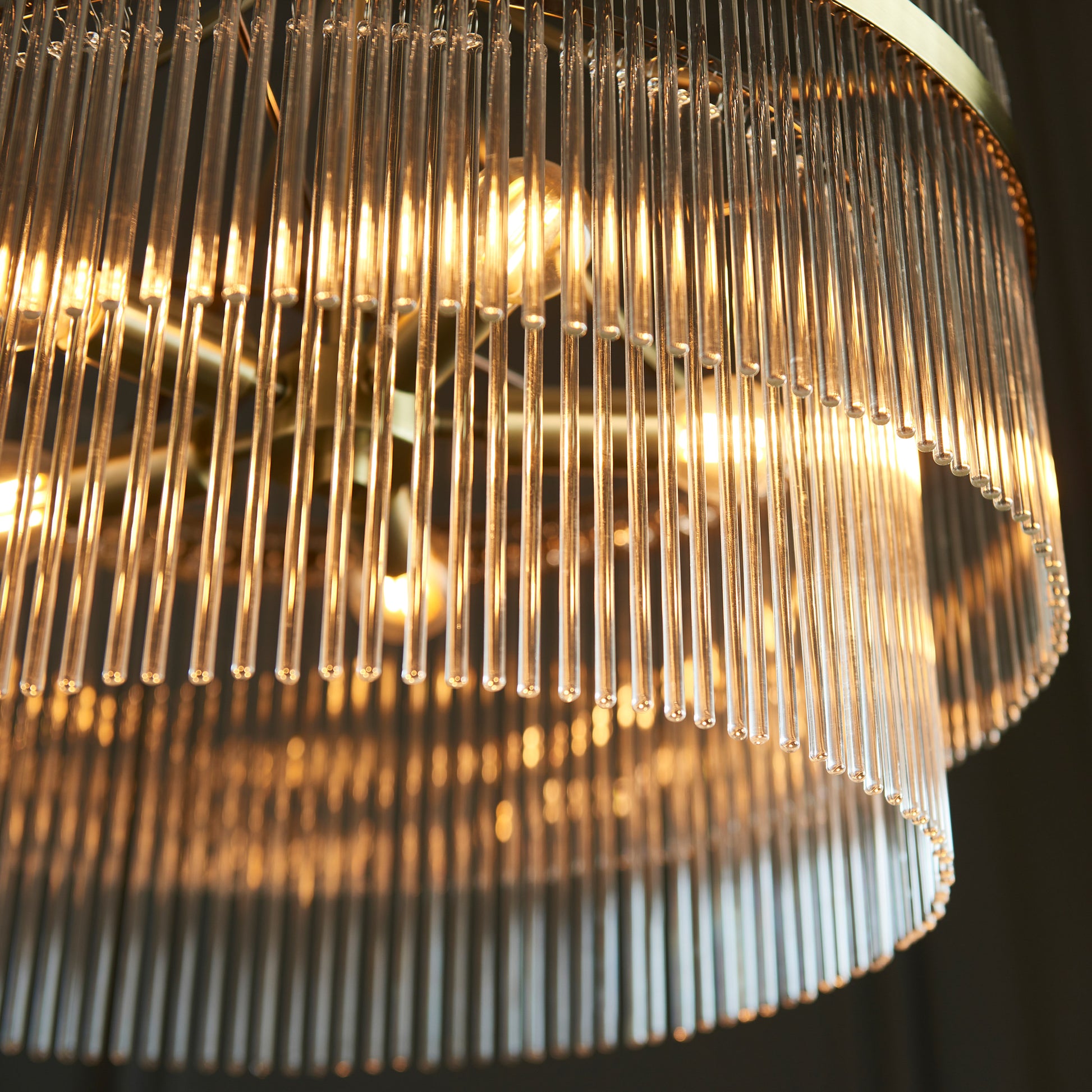 Marietta 5 Pendant Light Antique Brass – Brass