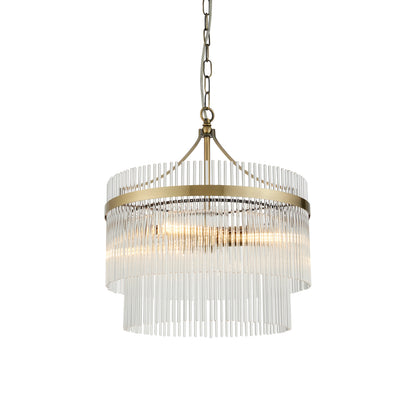 Marietta 3 Pendant Light Antique Brass – Brass