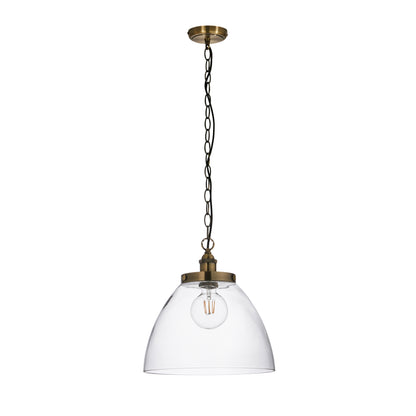 Hansen Grand 1 Pendant Light Antique Brass – Brass